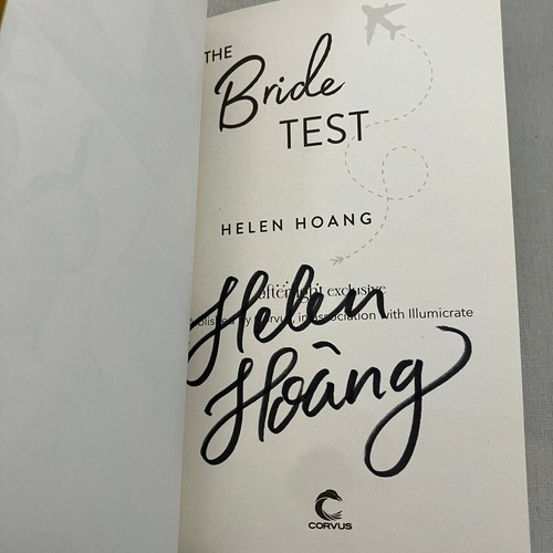 Helen Hoang SIGNED Kiss Quotient Illumicrate Set Bride Test Heart Principle HCDJ - Picture 2 of 11
