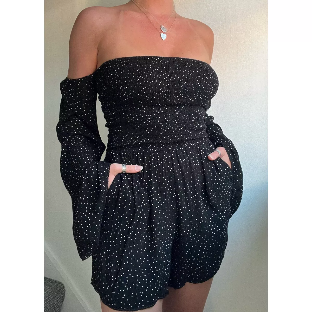 River island sale spotty shorts