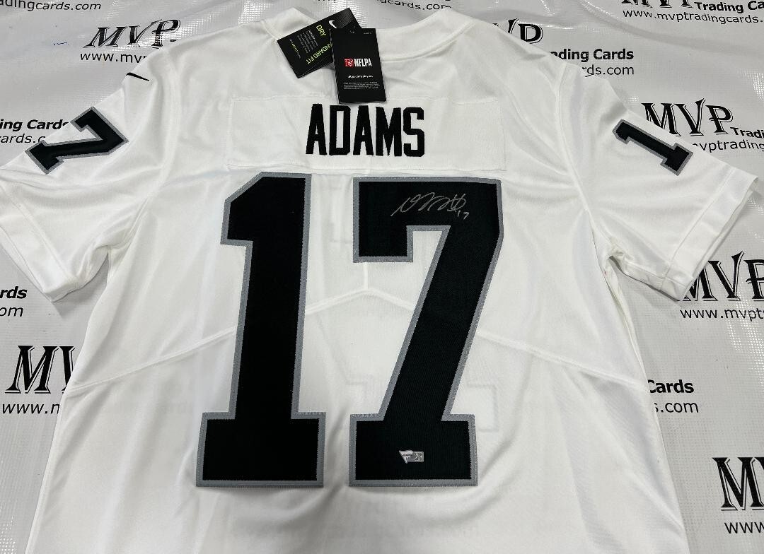 Davante Adams Autographed Signed Las Vegas Raiders Fanatics Authentic Jersey 