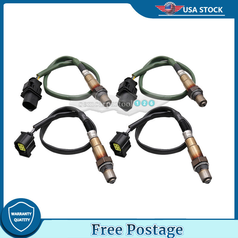 4 Pcs Upstream & Downstream Oxygen Sensor Kit For Mercedes-Benz GL450 2007-2012 V8 4.7L