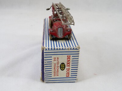 Boîte Vide Dinky Toys France N°32 D - Camion De Pompiers Delahaye échelle 1/43, 1958, Occasion