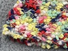 Anthropologie Colorful Circular Soft Fluffy Pom-Pom Boho Shoulder Shawl Wrap EXC — photo 6