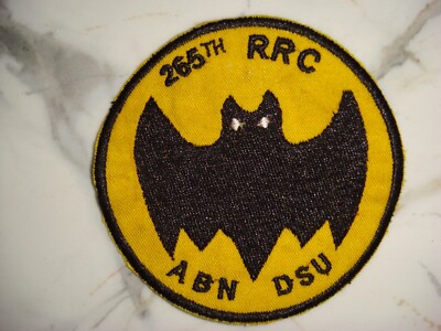 Dsu Patch US 265th RADIO RESEARCH COMPANY AIRBORNE DSU, VIETNAM WAR PATCH | eBay