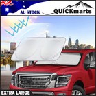 <!--F#f_0-->Foldable Jumbo Extra Large Sun Shade Truck Van Car Windshield Visor Block Cover<!--F/-->