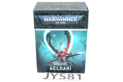 Warhammer Eldar Datacards Used - JYS81