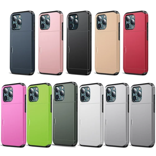 2in1Hybrid Phone Case For iPhone161514131211promaxwith Hidden Credit Card Holder - Picture 16 of 34
