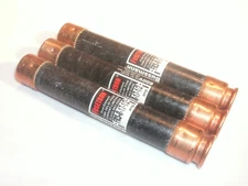 BUSSMAN FRS-R-17-1/2 FUSETRON TIME DELAY FUSE 17-1/2 AMP 600V RK5 - LOT OF 3