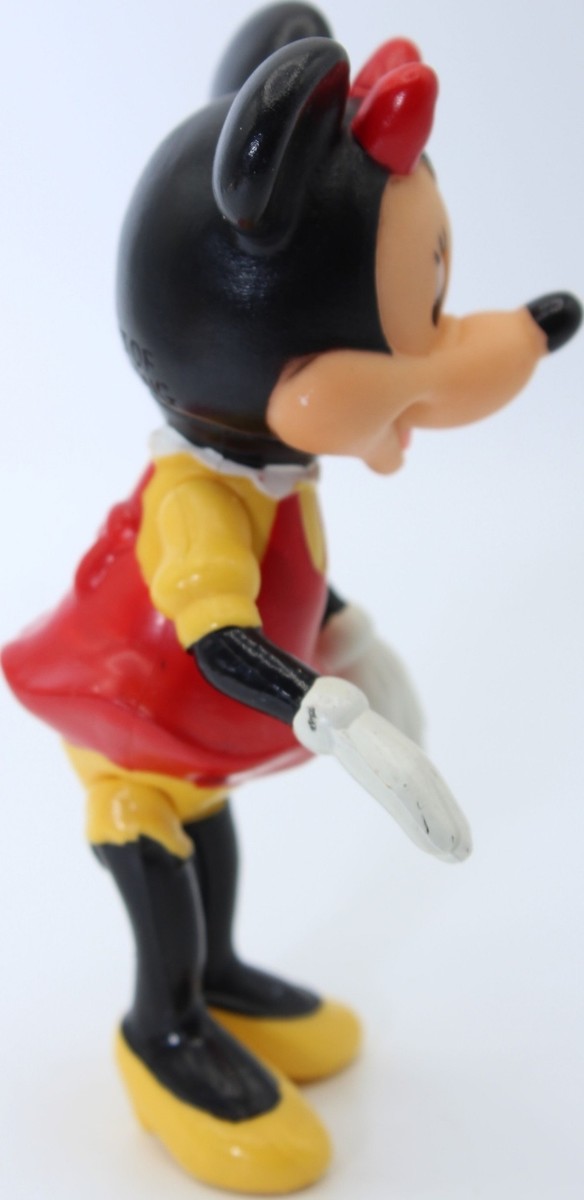 Vintage Walt Disney Mickey Mouse & Minnie Mouse Poseable