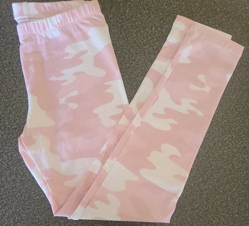 "So" Brand ~ Girl's Size Large (10/12) Leggings ~ Pink Camo ~ Cotton/Spandex - Picture 3 of 7