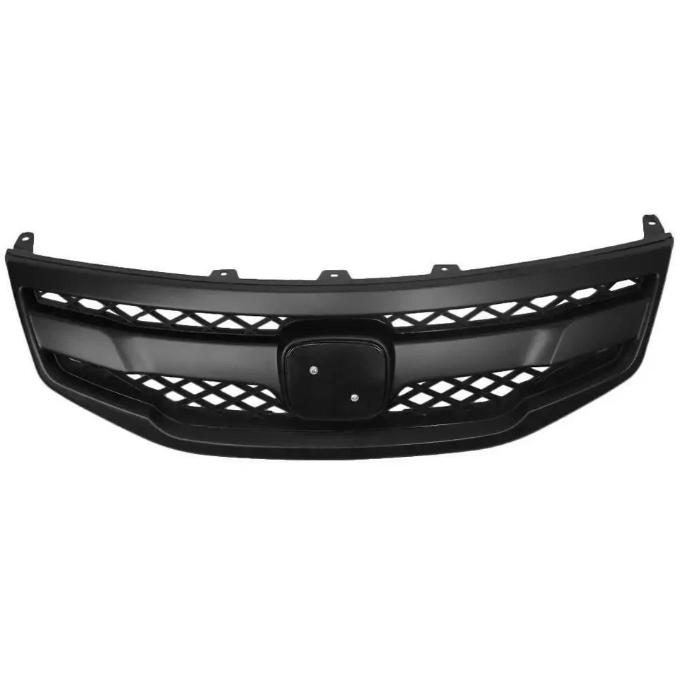 Matte Black JDM Sport Front Bumper Grill For Honda Accord 4DR Sedan 2011 2012 Foto 2 de 4