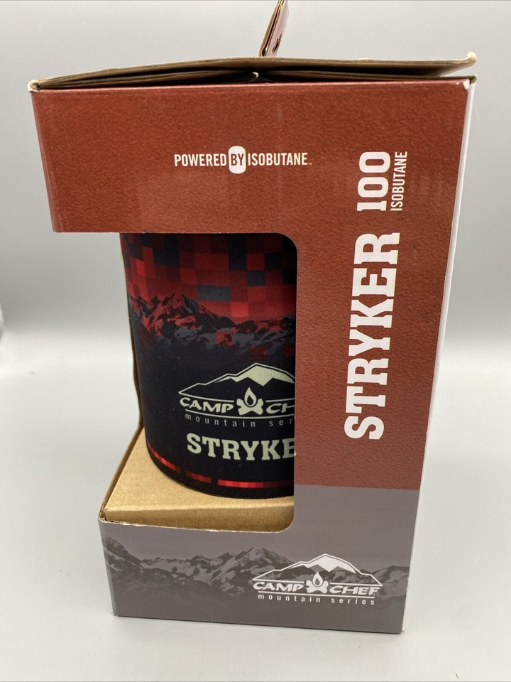 Camp Chef Stryker 100 Isobutane Stove Compact Cooking System Mountain
