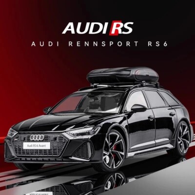 1:18 Audi RS6 Model Car with Light and Sound Features
