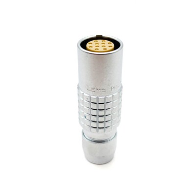 Lemo Swiss B Series 12 Contact Straight Plug Female Connector PHG