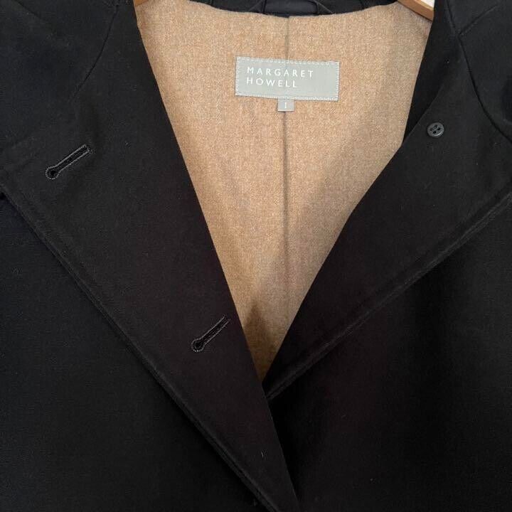 MARGARET HOWELL Moleskin Hoodie Jacket Coat Womens Size 1 MARGARET HOWELL Moleskin Hoodie Jacket Coat Womens Size 1