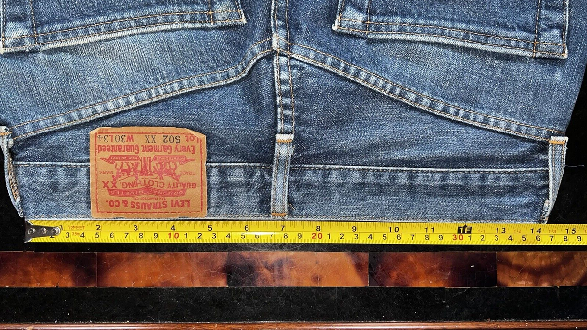 Vtg Levis LVC Selvedge Jeans Japan 502 30x34 Denim Pant Vtg Levis LVC Selvedge Jeans Japan 502 30x34 Denim Pant