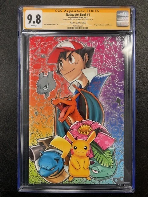 Natwa Art Book #1 Sketch/Signed by Nate Melendez CGC 9.8 10/23 GCB#0001 TCGC