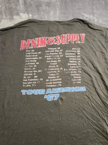 Denim And Supply Tour Hemd Herren Extra Large Schwarz Grafikdruck Ralph Lauren Z* - Bild 7 von 7