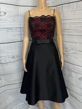 VTG Betsy & Adam By Jaslene Dress Sz 2/4 Whimsigoth Formal Lace Fairy Y2K Midi