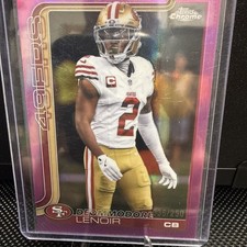 2025 Topps Chrome - Deommodore Lenoir #269 Pink Refractor /250