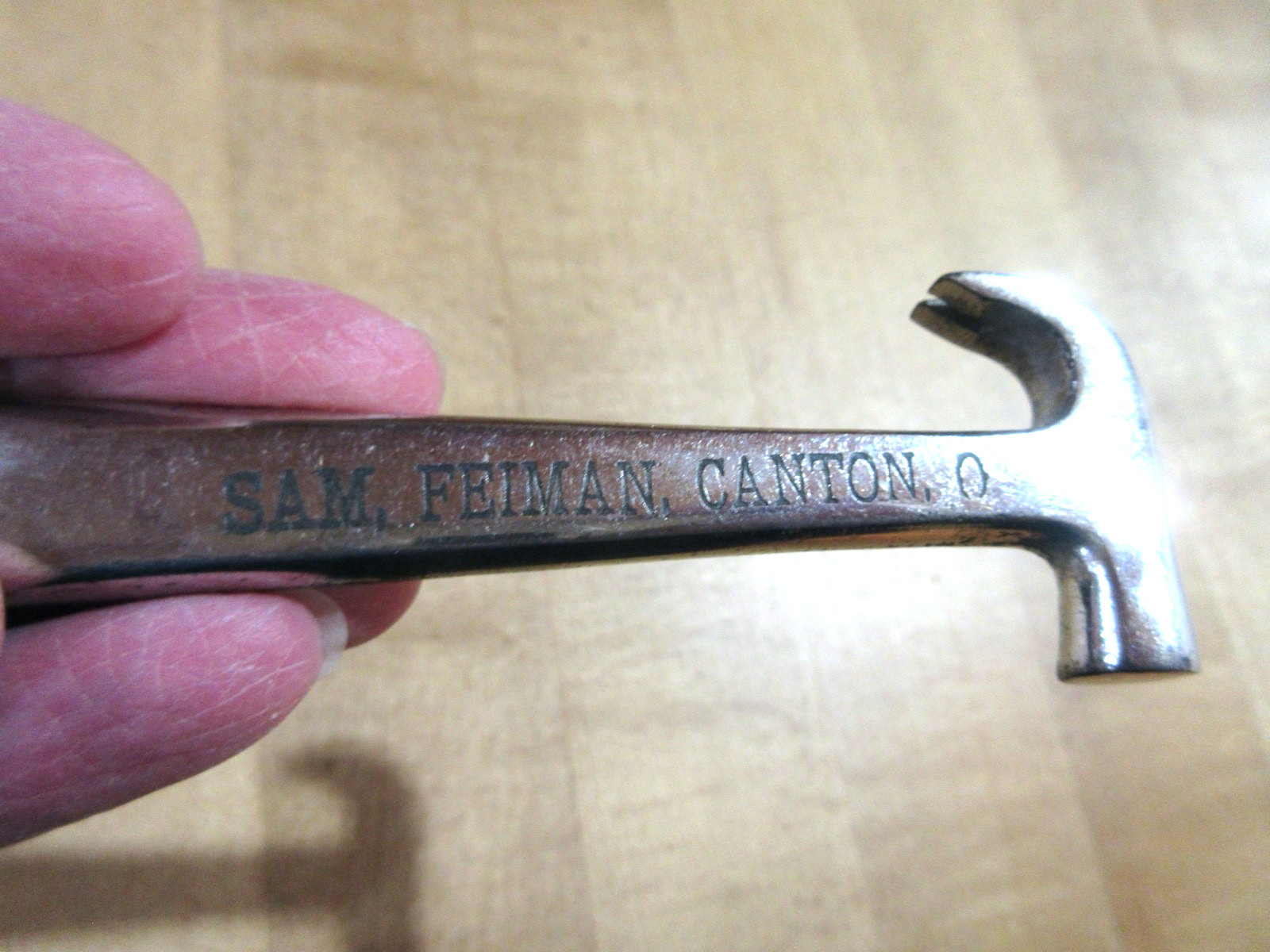 Sam Feiman Canton Cigars & Stogies Hammer & Cigar Box Opener (w20)