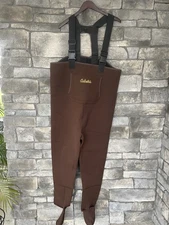 Cabela's Sporting Goods Neoprene Chest Waders Brown Size XLS