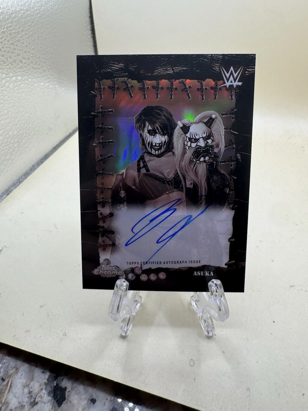 2025 Topps Chrome Cactus Jack WWE Asuka Famed Phantoms Auto