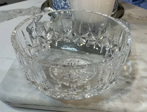 NWOB- VTG Waterford Crystal LISMORE 5” X 2 1/8”BOWL , Candy- Nut Dish  PRISTINE