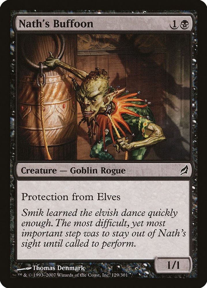 2007 Magic: The Gathering: Lorwyn - Naths Buffoon (#129, C, Near Mint)