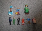 Konvolut von 9 "Tim und Struppi" Figuren auch von Esso (siehe Foto)