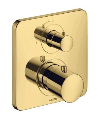 Hansgrohe Thermostat concealed Axor Citterio M 34705990 Polished Gold Optic