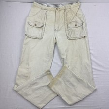 Vintage St Johns Bay Corduroy Pants Adult 36x33 Khaki 1970s 80s Hipster Hippie