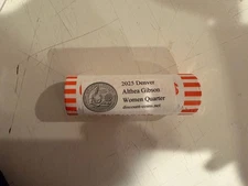 2025 D Denver Althea Gibson Uncirculated Quarter $10 Roll - IN HAND