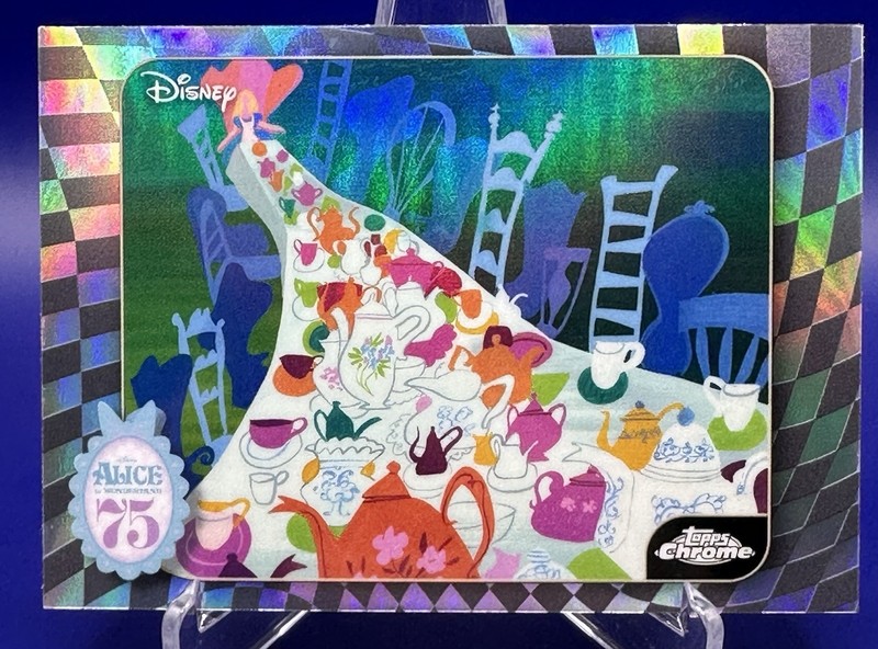 2026 Disney Topps Chrome Alice In Wonderland Original Concept Art AW-4