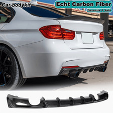 Carbon Heckdiffusor Stoßstangen Diffusor Heckansatz für BMW F30 M-Paket 2012-18