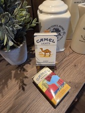 2 Alte Camel Zigarettenschachteln D Mark Sammler LEER Retro