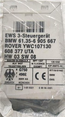 61356905667 steuergerät für BMW SERIE X5 (E53) 4.4I AUTOMATICO 113227