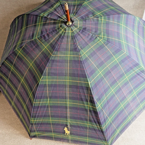 Polo Ralph Lauren Umbrella Plaid Vintage Embroidered Black Watch