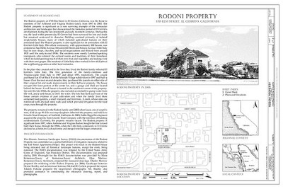 Photo:Rodoni Property 1715 Elm Street El Cerrito CA 1900s House Garden Map