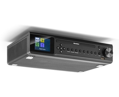 Karcher RA 2060D-B Kchenradio Unterbau CD-Player DAB+ / UKW Radio Bluetooth