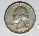 1955 D Washington Quarter 25c BU   [[[B397