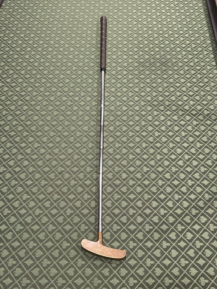 Vintage Wilson Augusta 345 Brass Head Putter Steel Shaft Original Grip - Image 3 of 3