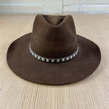 Stetson Gun Club Frisco Hat Mens 7 Brown Wool Felt Western Cattleman Cowboy XXX