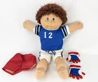 Vtg 1985 Cabbage Patch Kids Jesmar SPAIN Doll Brown Hair Boy Freckles HM #4