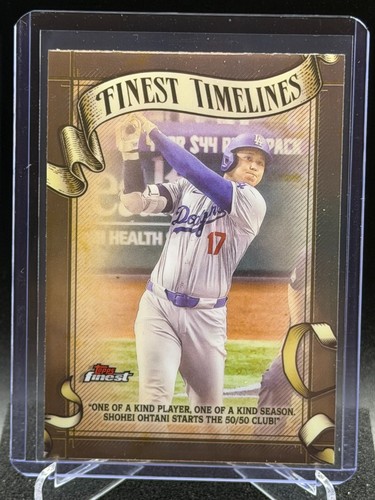 Shohei Ohtani 2025 Topps Finest Timelines #FT12 - Los Angeles Dodgers