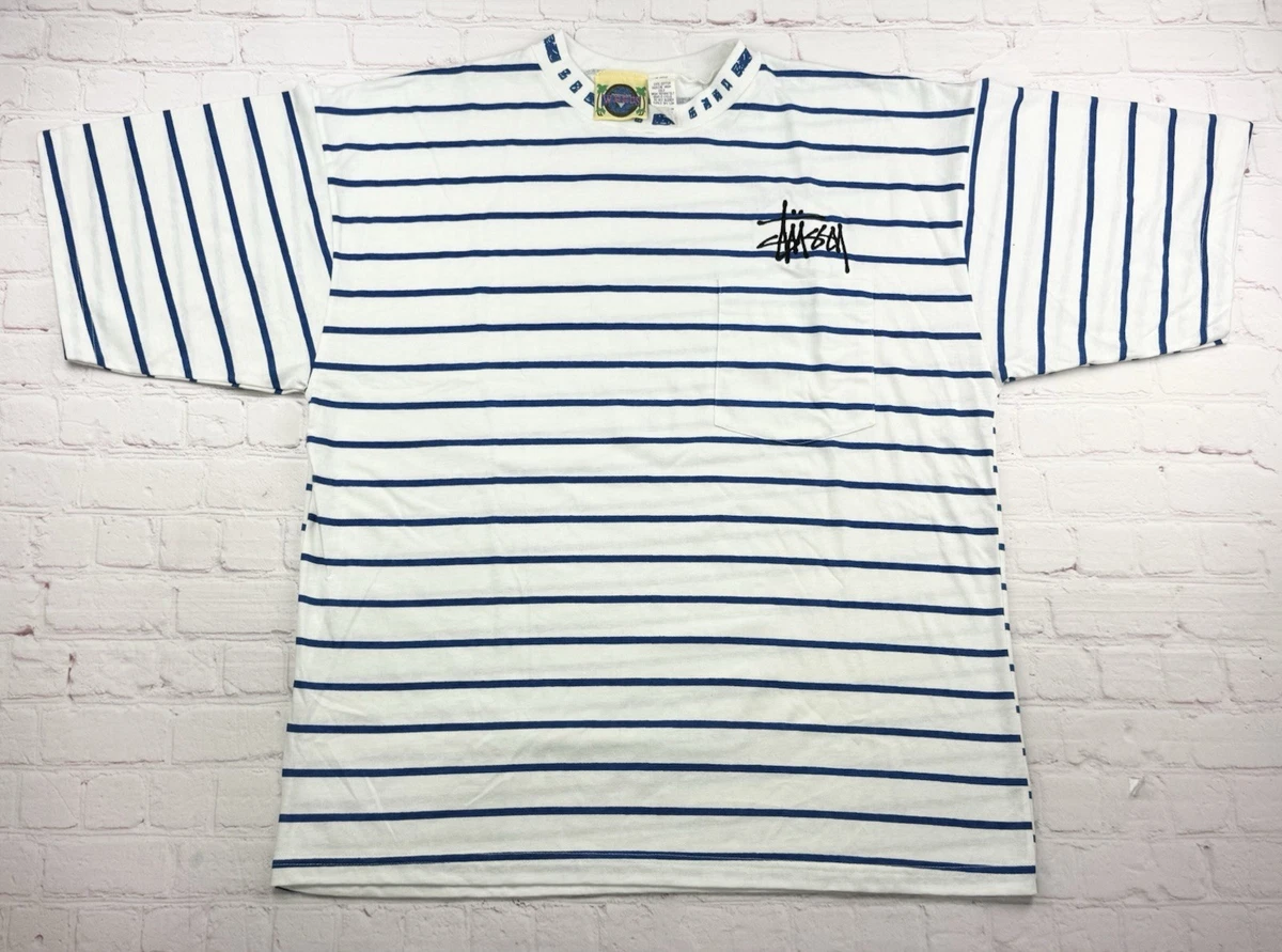 Stussy Striped T-Shirts for Men for sale | eBay