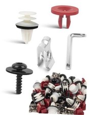 61PCS T30 Engine Splash Shield Guard Screw Nut Kit Door Trim Panel Retainer