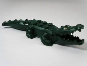 2015 LEGO Airboat with Alligator/Croc and four minifigures from set #60069