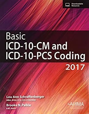 Basic ICD-10-CM and ICD-10-PCS Coding, 2017 Lou Ann Schraffenberg