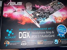 ASUS XONAR DGX Sound Card 5.1 Channel PCI Express Audio Adapter Unused