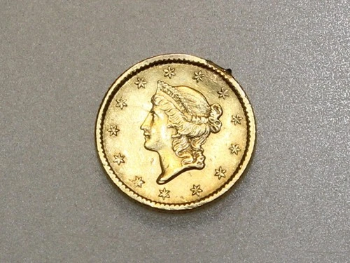 1852 $1 LIBERTY HEAD ONE DOLLAR GOLD COIN JEWELRY PIECE